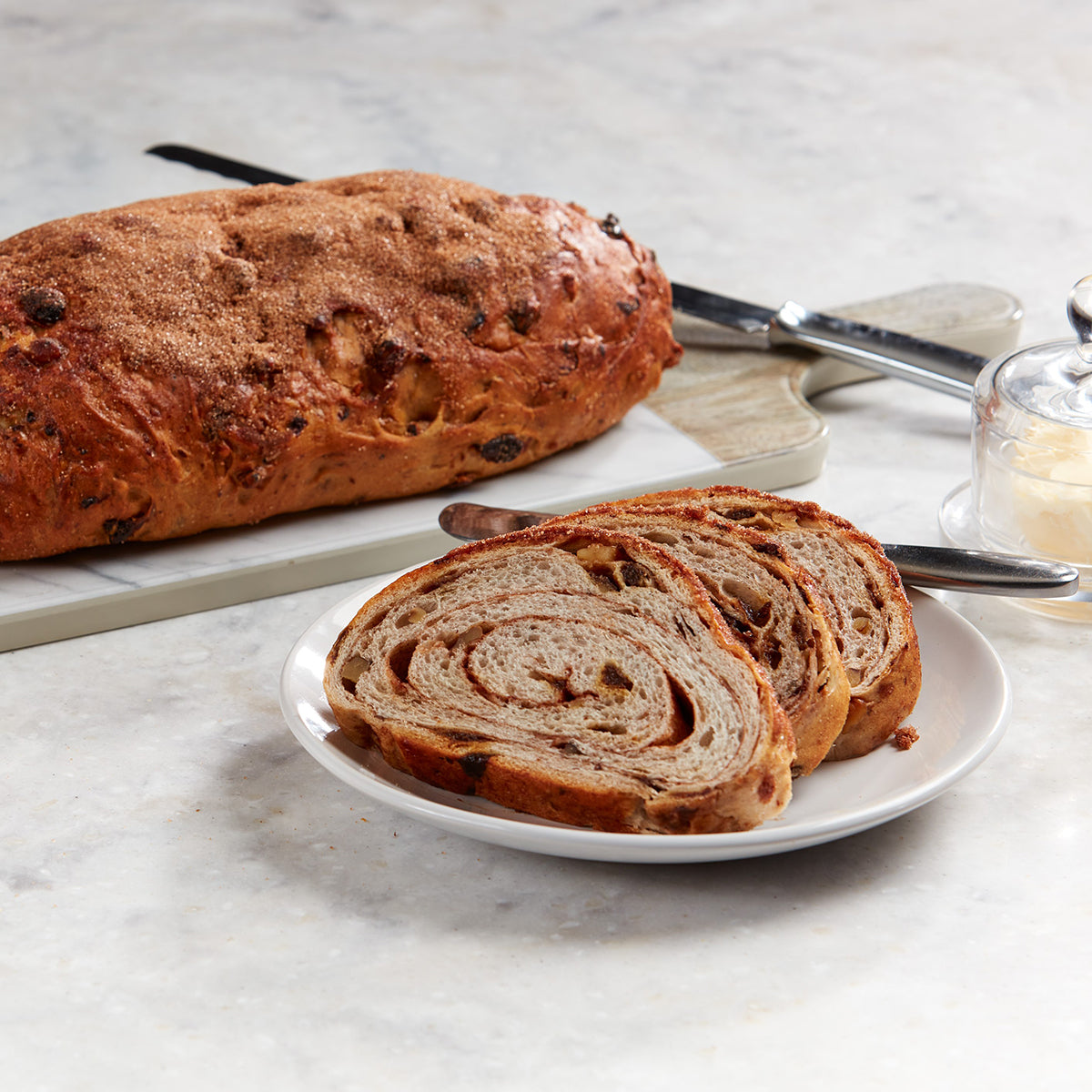 Cinnamon Raisin Walnut Bread