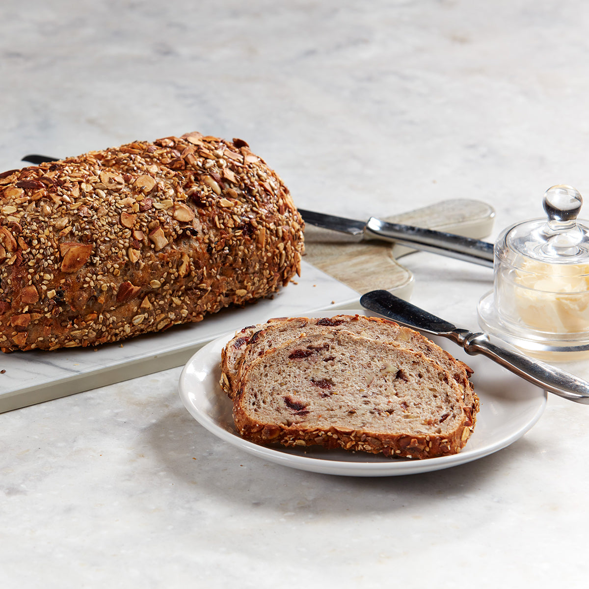 Healthy Harvest with Cranberries Bread